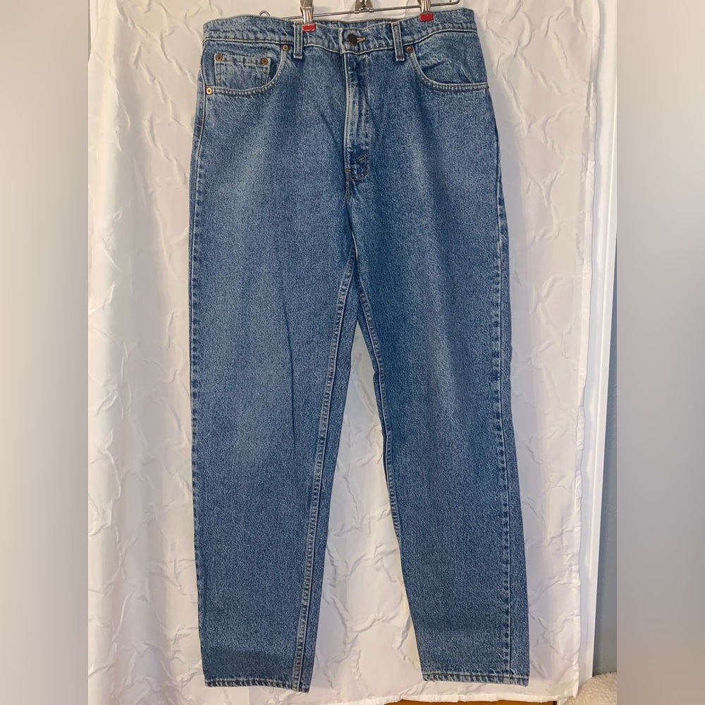 Vintage Levi's 550 Denim Jeans Size 36/34 Medium Wash Baggy Straight Grunge Y2K